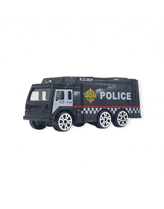 3lü İş Makinaları Road Seti - Die Cast - DS044 - Polis
