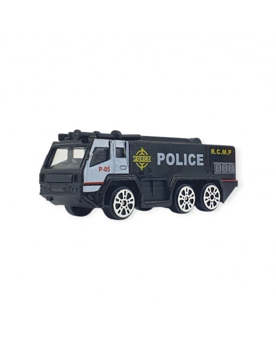 3lü İş Makinaları Road Seti - Die Cast - DS044 - Polis