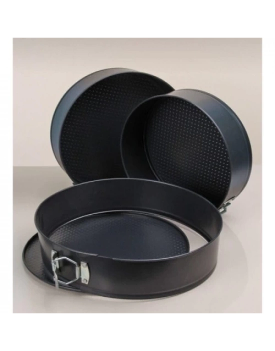 3lü Kelepçeli Kek Kalıbı Seti