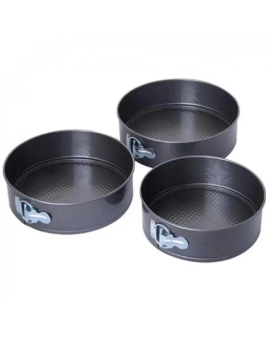 3lü Kelepçeli Kek Kalıbı Seti