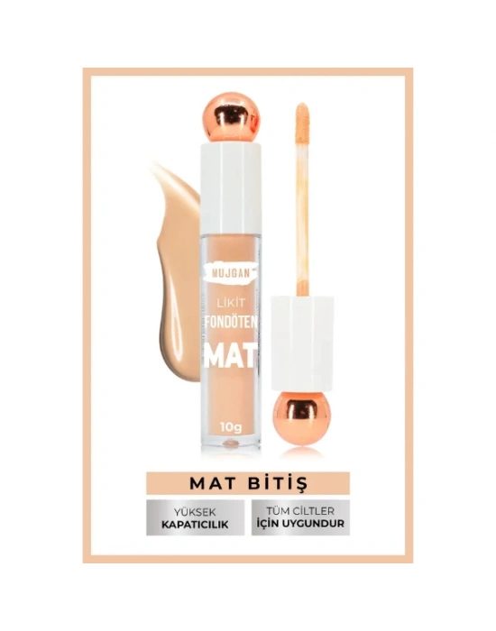 3lü Mat Bitişli Likit Fondöten Seti