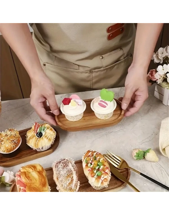 3lü Oval Sunum Tabağı Seti