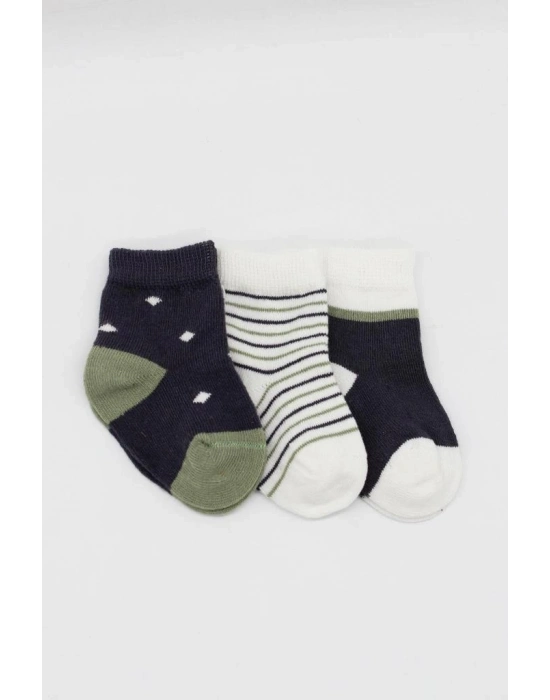 3Lü Penye Erkek Soket Çorap 10111 Antrasit