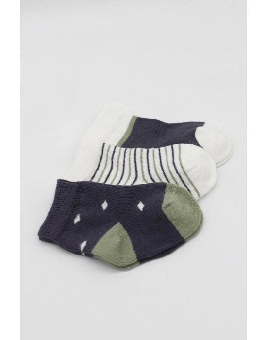 3Lü Penye Erkek Soket Çorap 10111 Antrasit