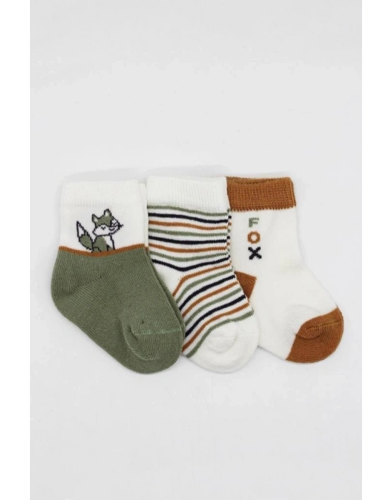 3Lü Penye Soket Çorap 10109 Nil