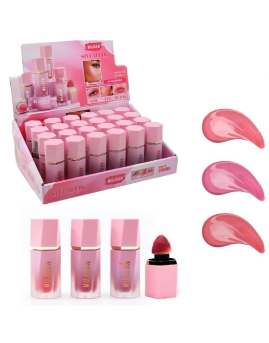 3lü Sıvı Krem Allık Seti - Lip and Cheek