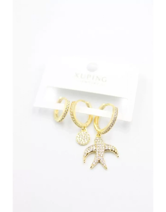 3lü Xuping Küpe - Altın