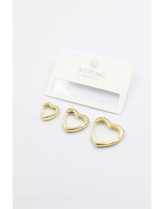 3lü Xuping Küpe - Altın