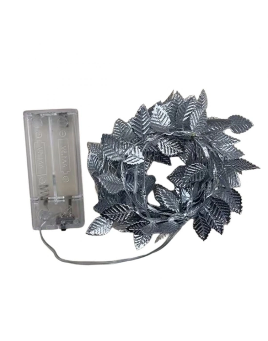 3 Metre Yaldızlı Gümüş LED Işık