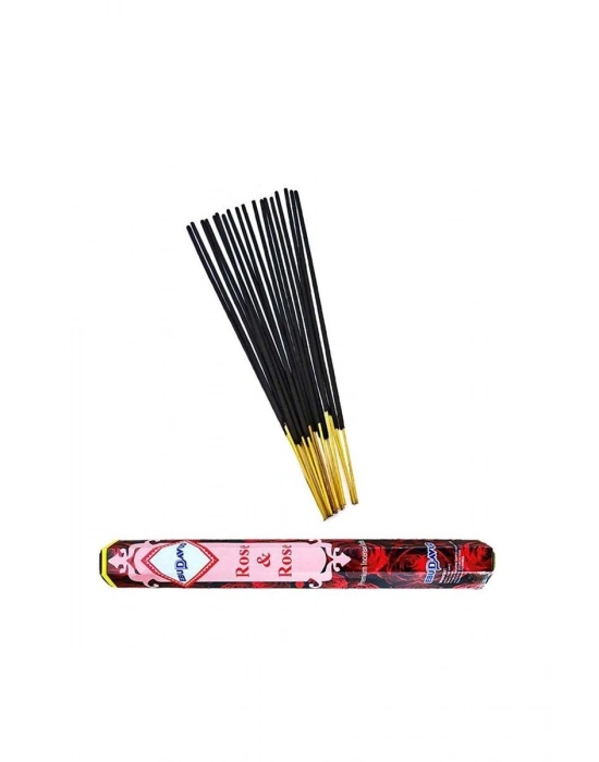 3 Paket 20 Çubuklu Tütsü Musk - Wood - Red Rose - Kayık Hediyeli