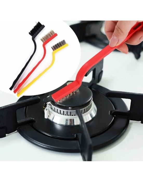 ® 3 Parça Tel Fırça Detaylı Temizlik Seti