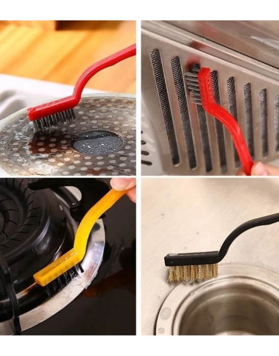 ® 3 Parça Tel Fırça Detaylı Temizlik Seti