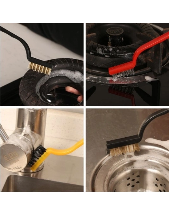 ® 3 Parça Tel Fırça Detaylı Temizlik Seti