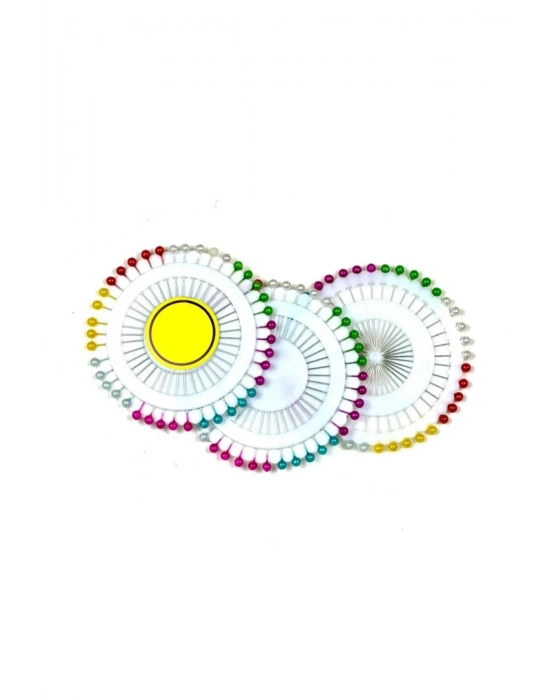 3 Set Tesettür Eşarp Başlı Toplu İğne 120 Adet