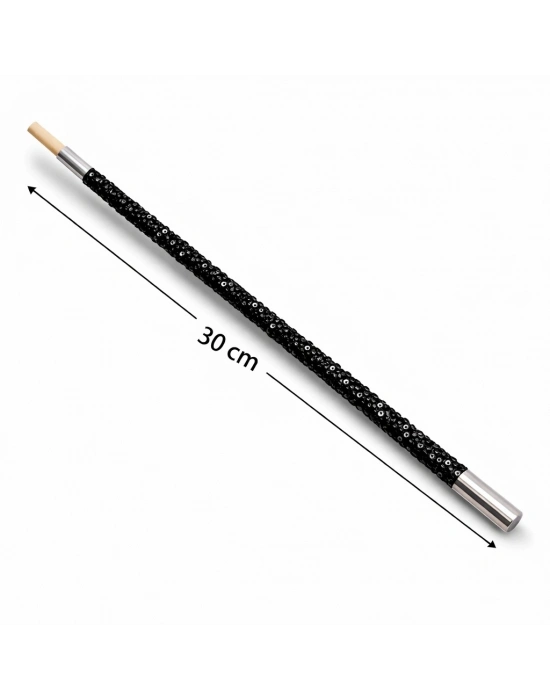 30 Cm Siyah Payetli Sigara Tutacağı – 1920’ler Gatsby Parti Aksesuarı