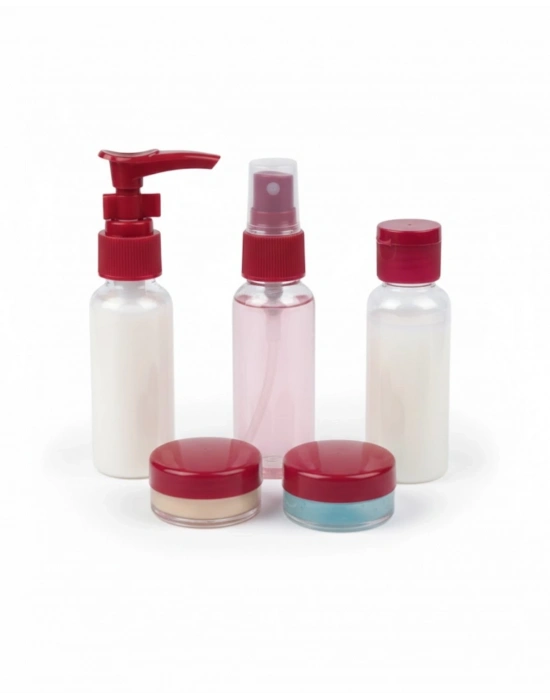 30 ml 5’li Seyahat Banyo Şişe Seti Sızdırmaz Tasarım