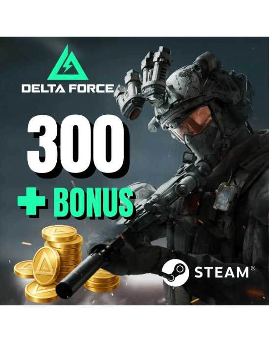 300 + Bonus Delta Coİns Steam