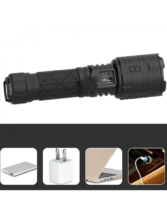 3000 Lümen Güçlü El Feneri Wt-604