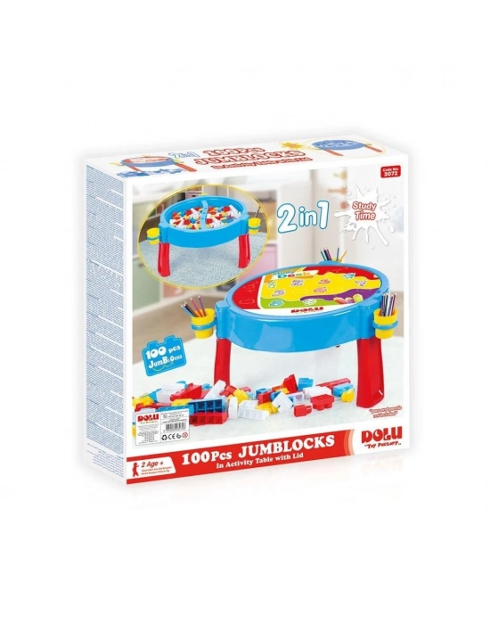 3072 100 PARÇA MEGA BLOKLU AKTIVITE MASASI