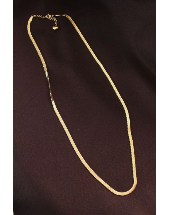 316L Çelik Altın Renk 60 cm İtalyan Zincir Kolye