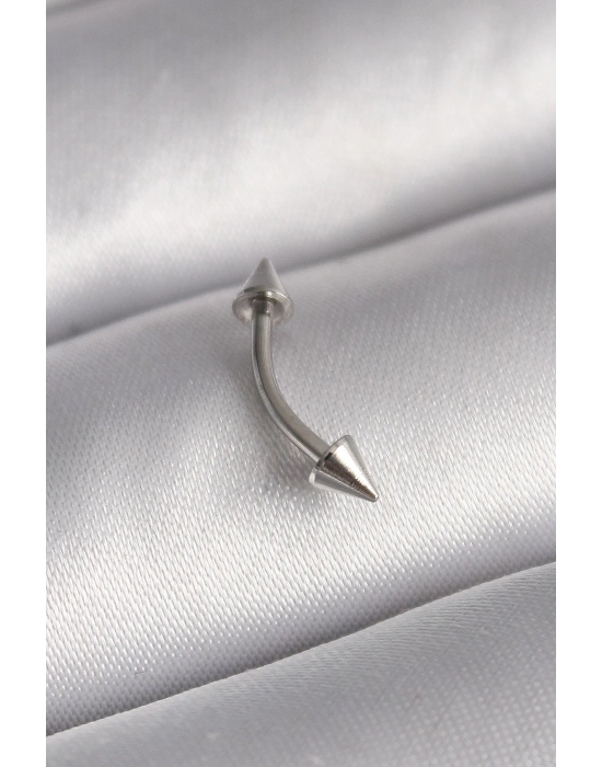 316L Çelik Gümüş Renk Çivi Model Piercing