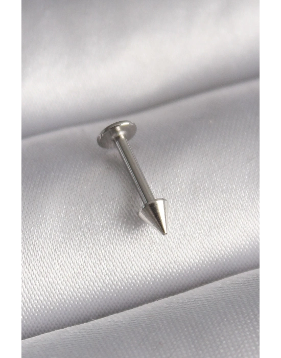 316L Çelik Gümüş Renk Çivi Model Piercing