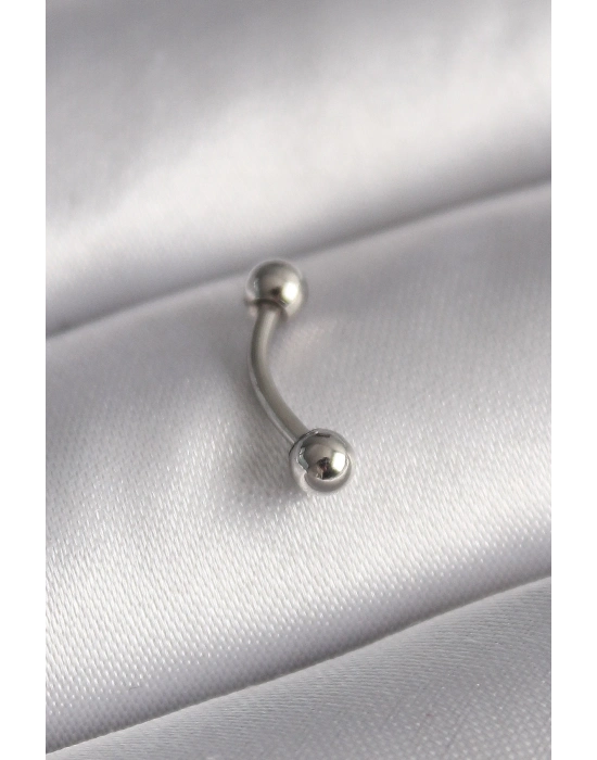 316L Çelik Gümüş Renk Topçuk Model Piercing