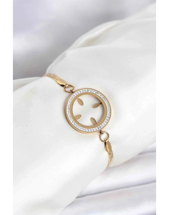 316L Çelik İtalyan Zincir Model Çeyrek Takılabilir Bileklik