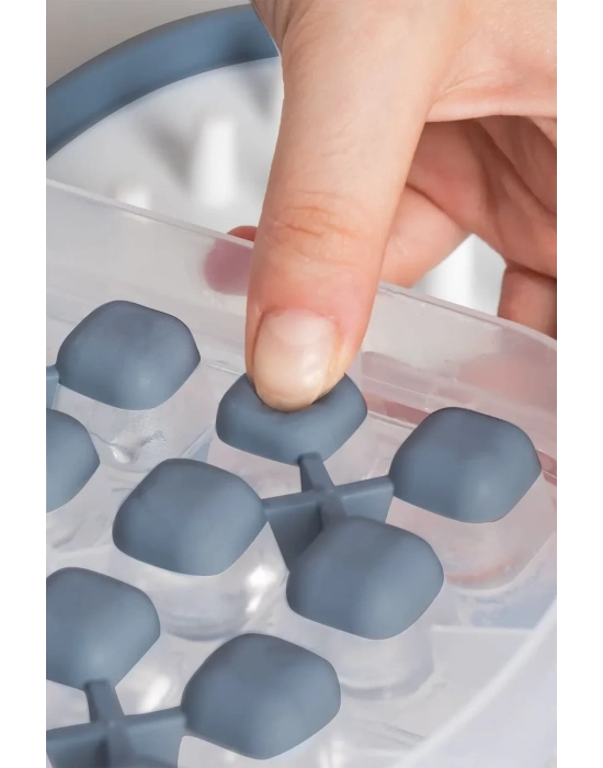 32 Gözlü Hazneli Silikon Buzluk MP-7075