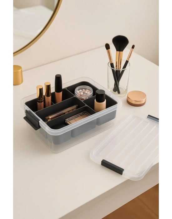 3,20 L Şeffaf Saklama Kutusu & Organizer Düzenleme Kutusu