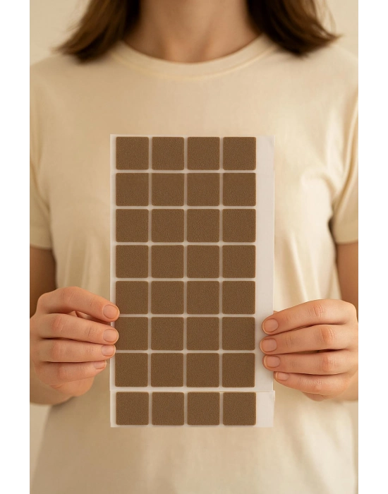 32’li Yapışkanlı Mobilya Masa Sandalye Parke Zemin Ayak Koruyucu Kaydırmaz Keçe