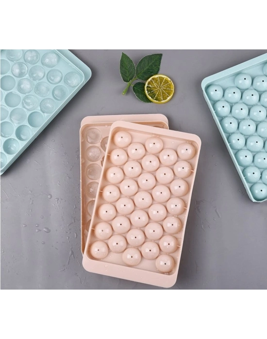 ® 33 Hazneli Küre Buz Kalıbı 2 Renk