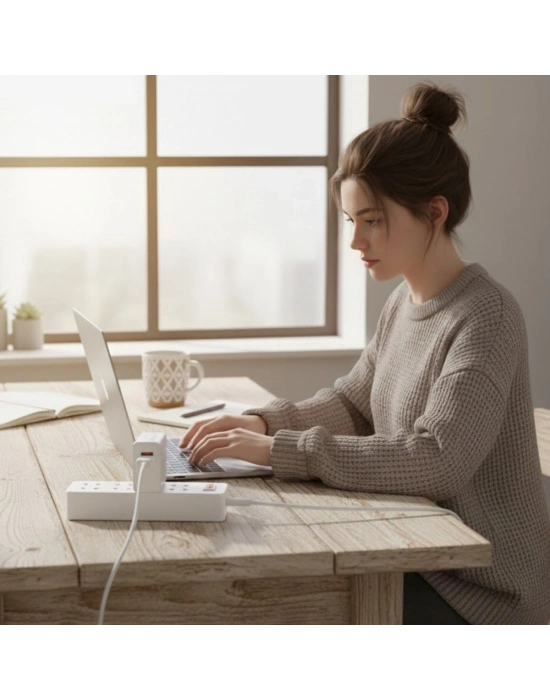 ®  33W Hızlı Şarj Adaptörü – Type-C Kablolu, USB Çıkışlı, Akıllı Şarj Destekli Duvar Tipi Şarj Cihazı