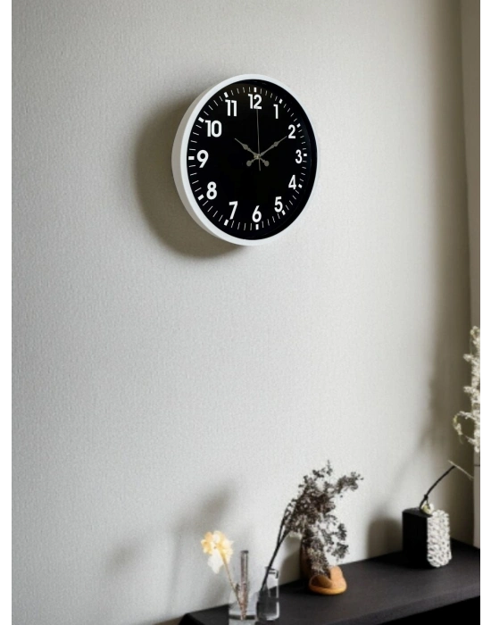 ® 36 Cm Beyaz Dekoratif Duvar Saati