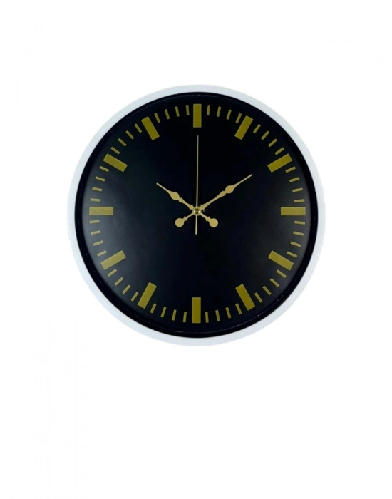 ® 36 Cm Beyaz Dekoratif Duvar Saati