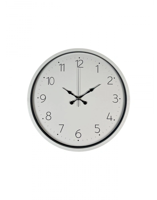 ® 36 Cm Beyaz Dekoratif Duvar Saati