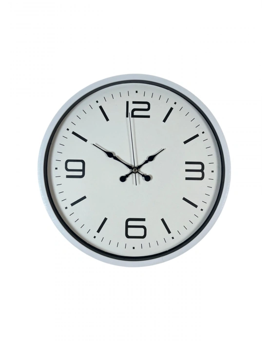 ® 36 Cm Beyaz Modern Dekoratif Duvar Saati