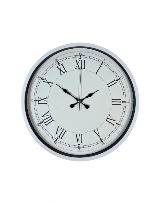 ® 36 Cm Beyaz Roman Rakamlı Duvar Saati