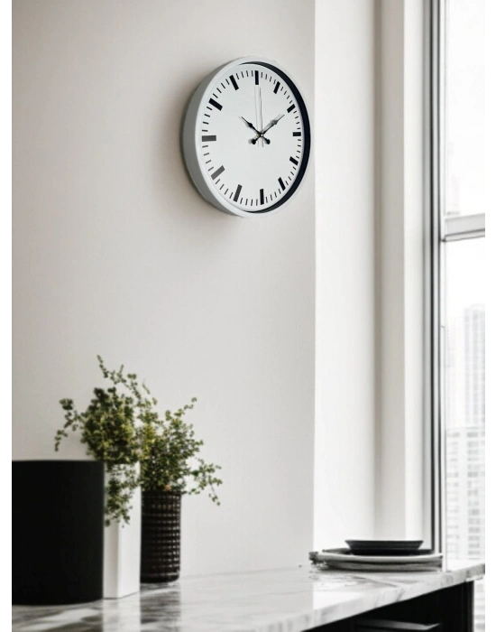 ® 36 Cm Beyaz Standart Duvar Saati