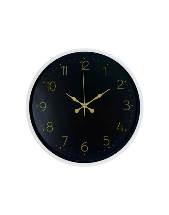 ® 36 Cm Beyaz Zarif Duvar Saati