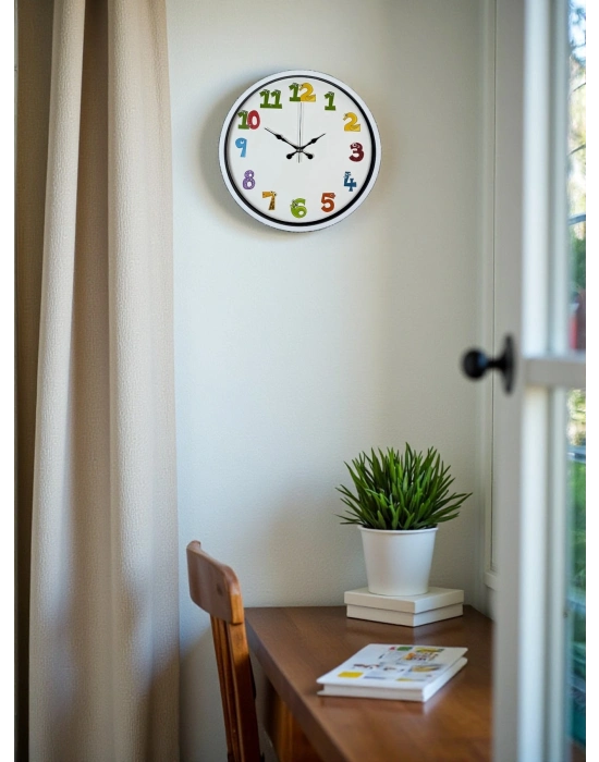 ® 36 Cm Çocuk Odası Dekoratif Duvar Saati