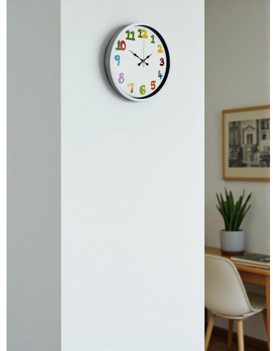 ® 36 Cm Çocuk Odası Dekoratif Duvar Saati