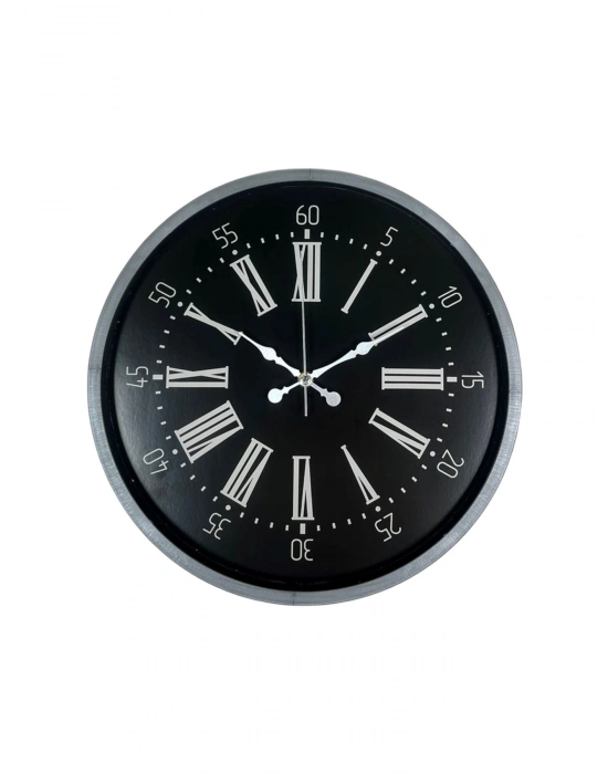 ® 36 cm Dekoratif Gri Duvar Saati
