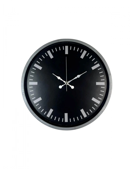 ® 36 Cm Gri Dekoratif Duvar Saati