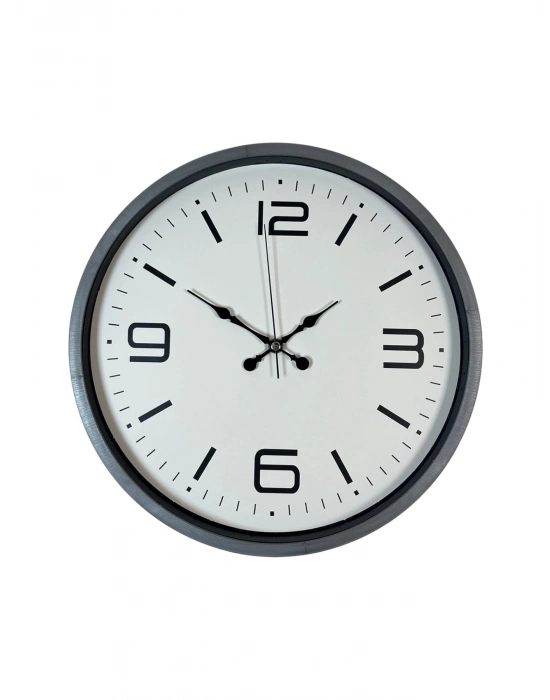 ® 36 Cm Gri Standart Dekoratif Duvar Saati
