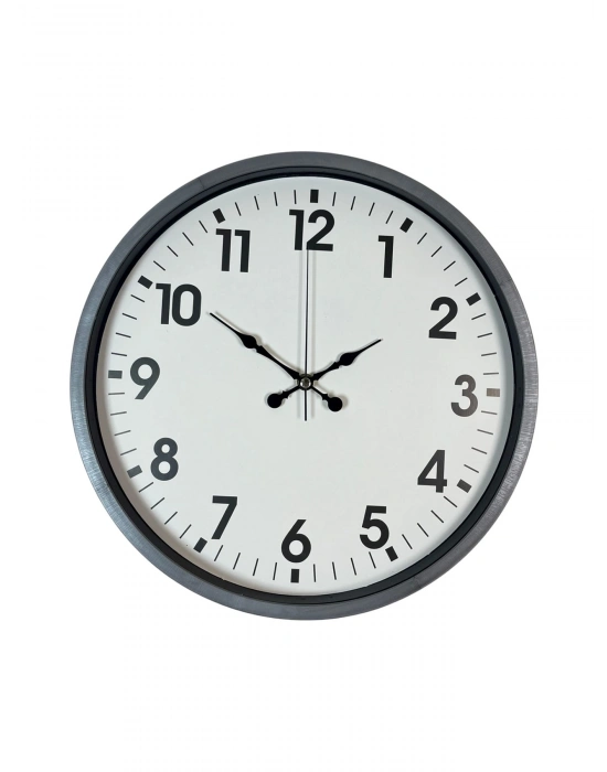 ® 36 Cm Gri Standart Dekoratif Duvar Saati