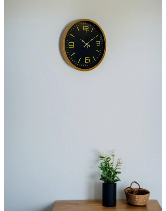 ® 36 Cm Kahverengi Dekoratif Duvar Saati