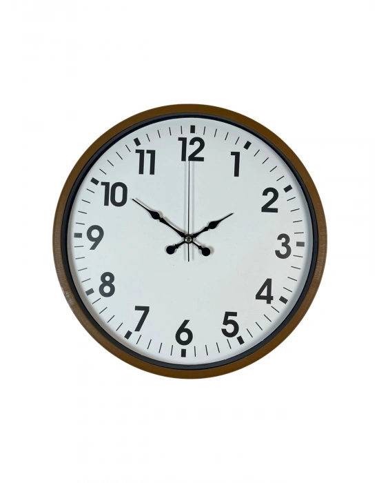 ® 36 Cm Kahverengi Dekoratif Duvar Saati