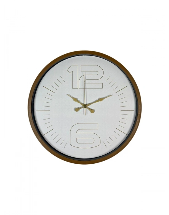 ® 36 Cm Kahverengi Dekoratif Duvar Saati