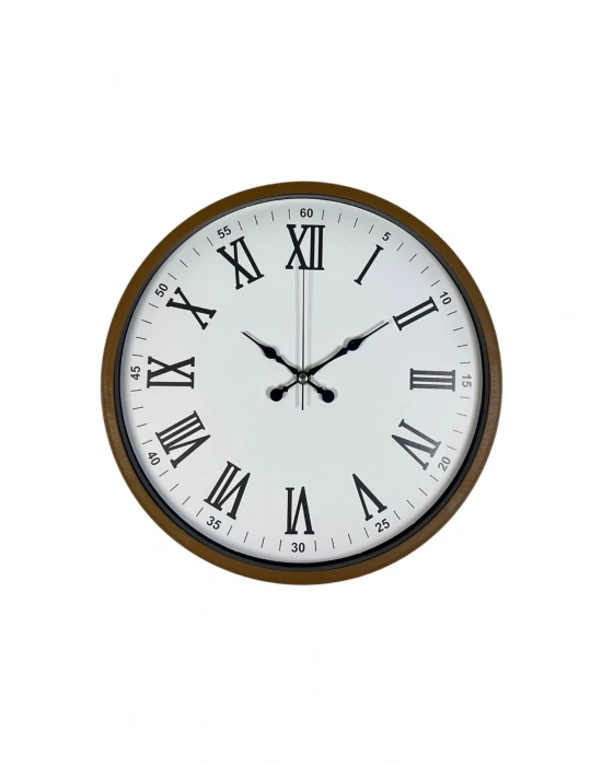 ® 36 Cm Kahverengi Dekoratif Duvar Saati
